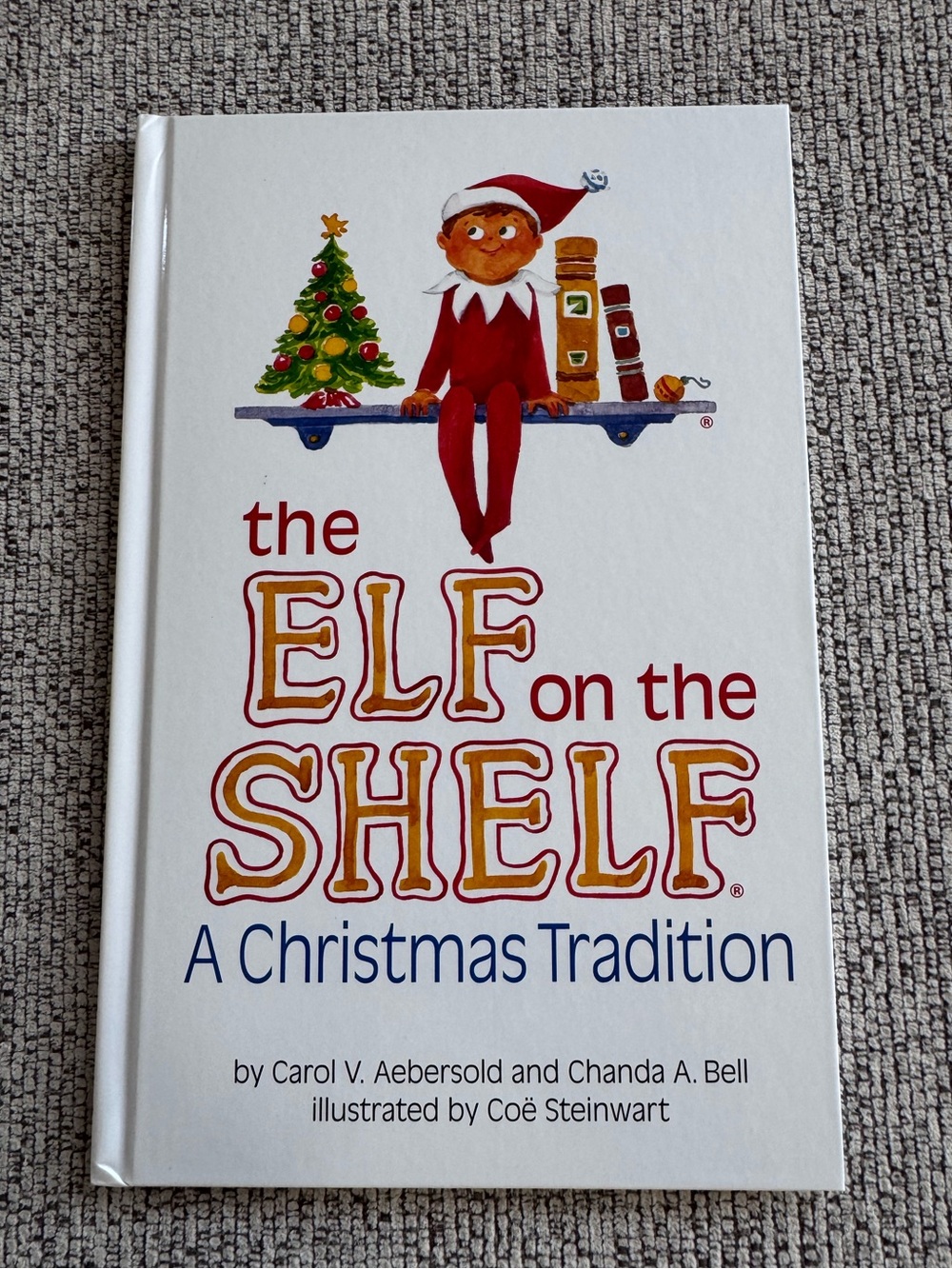 The Elf on the Shelf White Hardcover